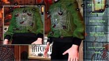 R2A-KIDS SPIDER SWEATER GREEN