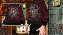 R2A-KIDS SPIDER SWEATER RED