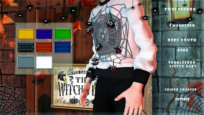 R2A- KIDS SPIDER SWEATER FATPACK