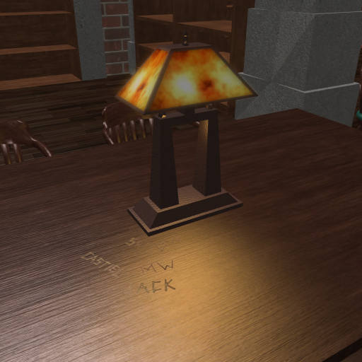 Men of Letters Table Lamp (rez me)