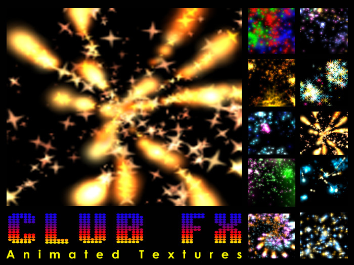 Club FX Pack 6 - seamlessly animated textures