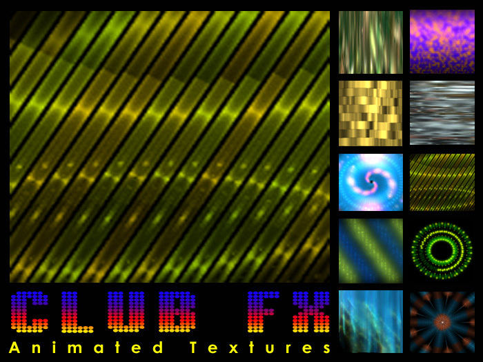 Club FX Pack 9 - seamlessly animated textures