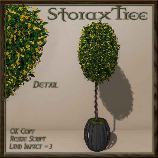 Dark Beauty Topiary Floral C15