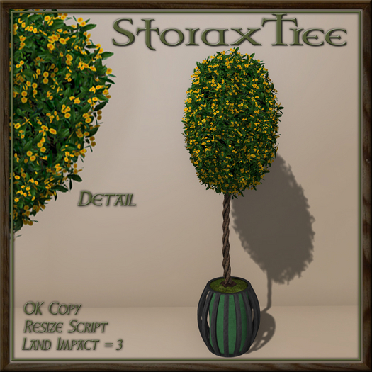 Dark Beauty Topiary Floral C14