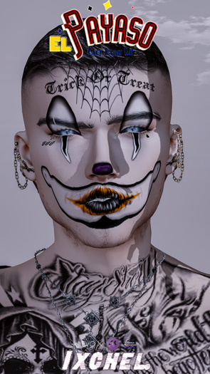 IXCHEL. - El Payaso Face Paint Kit_PACK D