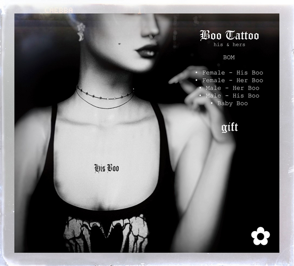 His&Her Boo Tattoo