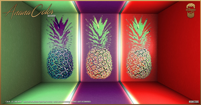 Anana Color Backdrop - The Bearded Guy