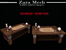 ZM - Halloween - Wizard Desk - FULL PERM MESH