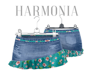 Teal Zia Denim Skirt Reborn Erika Maitreya Slink Belleza Freya Isis TheMeshProject
