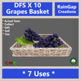 DFS GRAPES BASKET X 10 ACTUAL ITEM