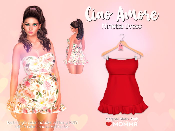 Ciao Amore! - Ninetta Dress Red