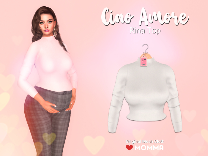 Ciao Amore! - Rina Top White