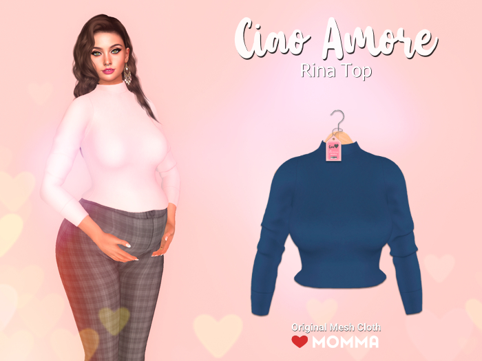 Ciao Amore! - Rina Top Navy