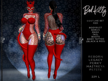 Bad Kitty Costume set, All inc,Halloween Costume,Cat Costume,