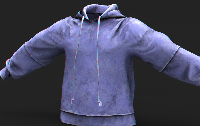 R88//  GAUCHERE OVERSIZED-HOODIE /BERRY
