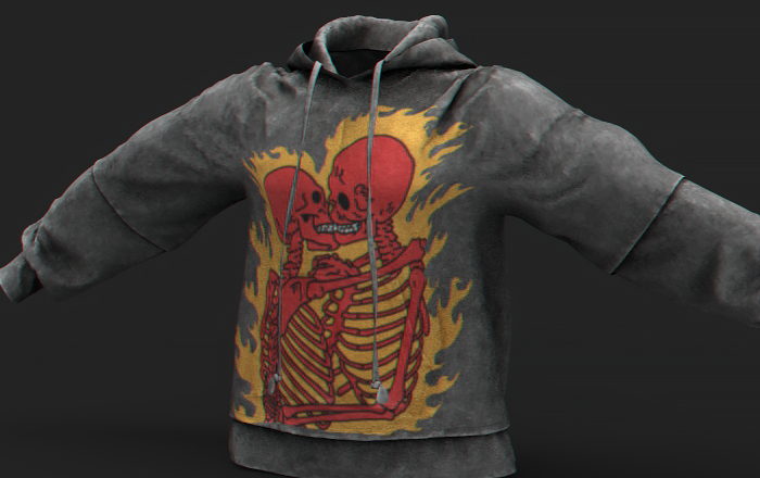 R88//  GAUCHERE OVERSIZED-HOODIE /RAREV2