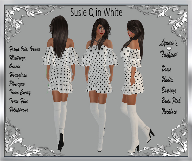 SUSIE Q IN WHITE UNPACK