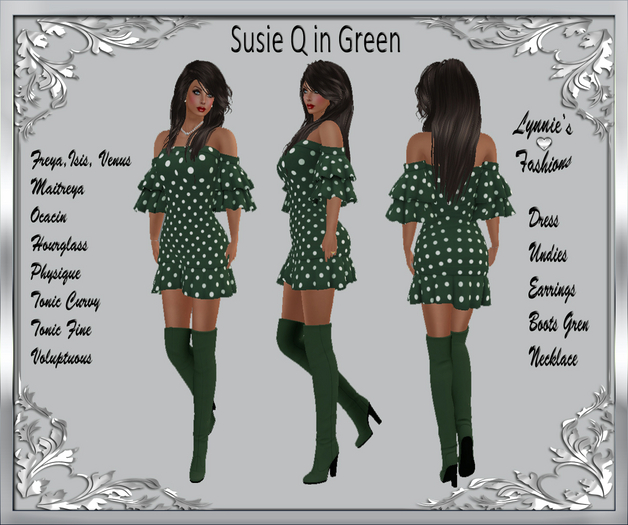 SUSIE Q IN GREEN UNPACK
