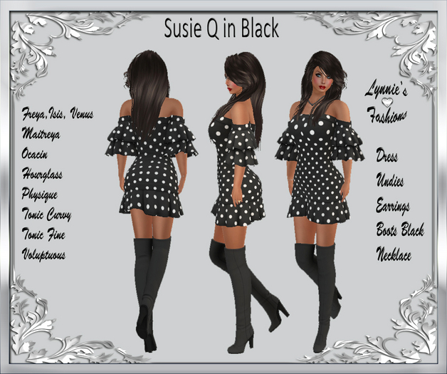 SUSIE Q IN BLACK UNPACK