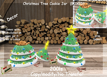 Christmas Tree Cookie Jar  (BOXED)