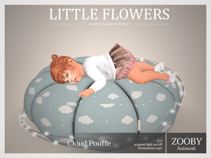 Cloud Pouffe - Zooby
