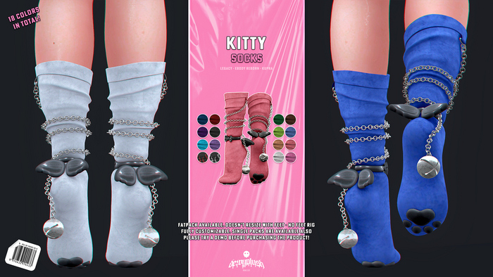 dewyPLUSH // Kitty Socks [FATPACK]