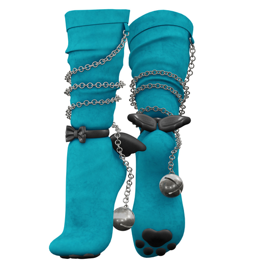 dewyPLUSH // Kitty Socks [BLUE]