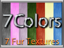Zoy Texture [ Smooth Fur 03 ] 7 Colors