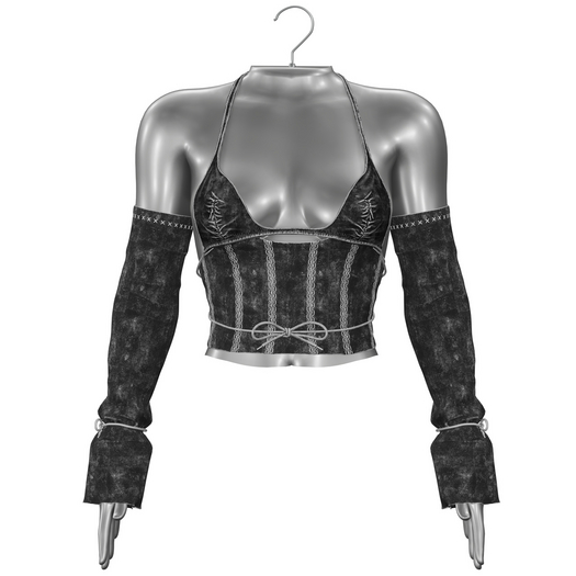 dewyPLUSH // Elena Top [BLACK]