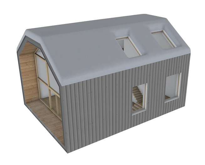 ValArt snow roof for BarnHouse