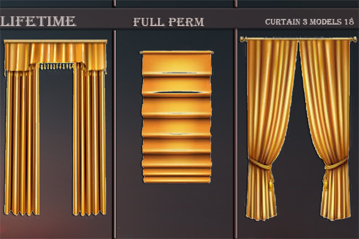 LIFETIME Full Perm Curtain 3 Models 18