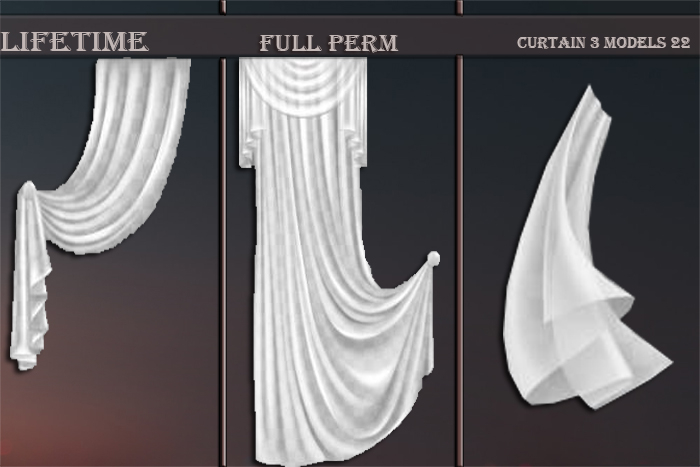 LIFETIME Full Perm Curtain 3 Models 22