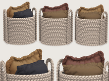 Dahlia - Sienna - Pillows In Basket