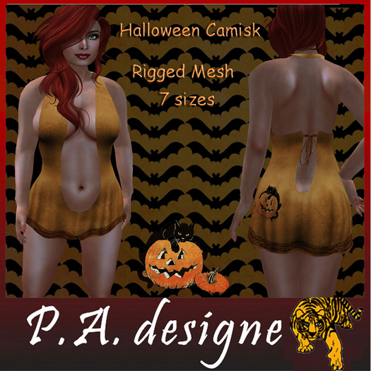 Halloween camisk mini dress