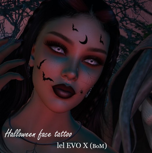 HALLOWEEN FACE TaTToo - LELUTKA EVO X (BOM)