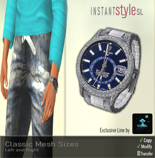 InstantSyleSL-{ET}Exclusive- Uzi Skyy Diamond High-End Watch
