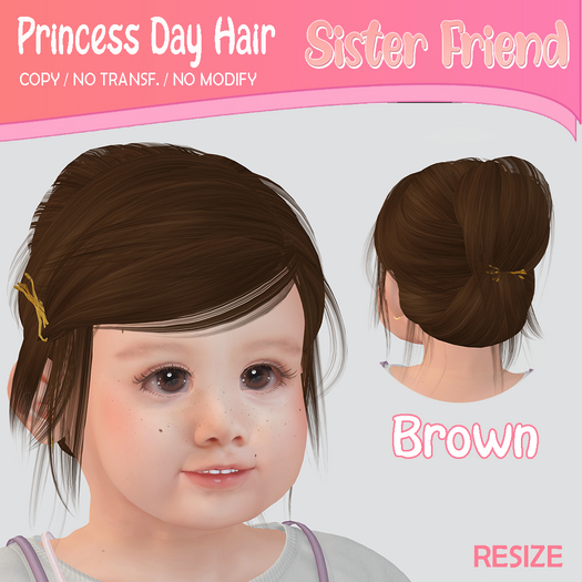 SF Princess Day Hair Brown