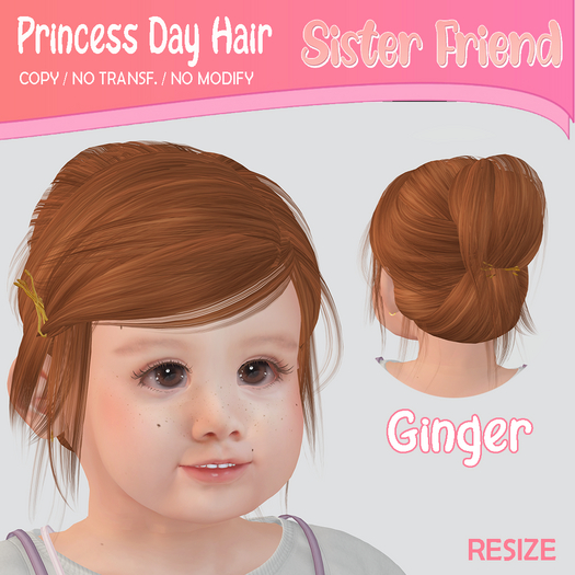 SF Princess Day Hair Ginger