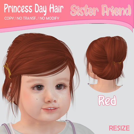 SF Princess Day Hair Red