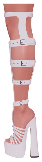 Limited Addiction - Roxie Heels - White