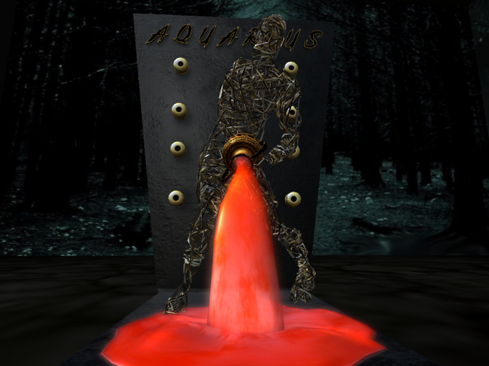 BOX ESTATUA HOROSCOPO  AQUARIUS XXII