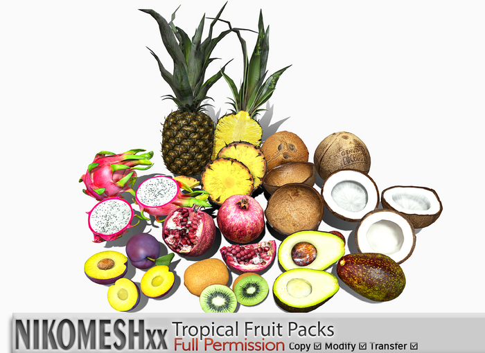 ::NIKOMESH::Full Permission Tropical Fruit Packs