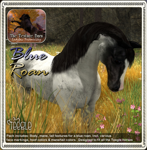 Texture Barn: Blue Roan for Teegle Horses & Pets