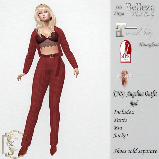 (CNS) Angelina Outfit Red