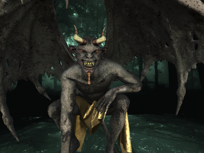 BOX ESTATUA INFERNAL GARGOYLE XXII