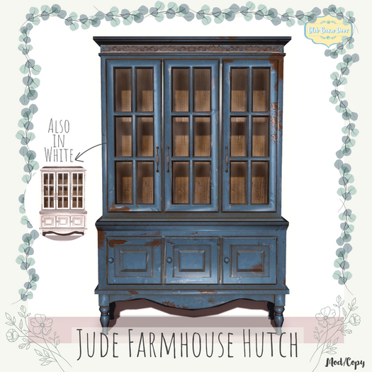 {OBD} Jude Farmhouse Hutch 