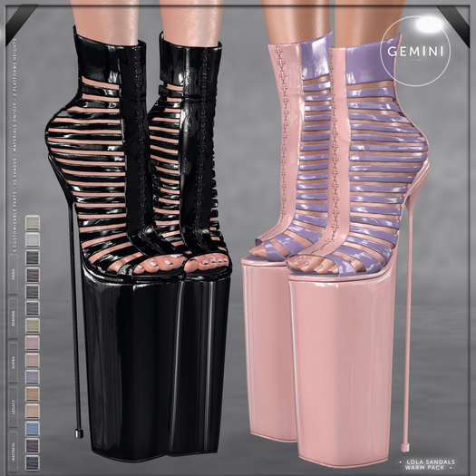 Gemini -Lola Sandals- WARM PACK (Add me)