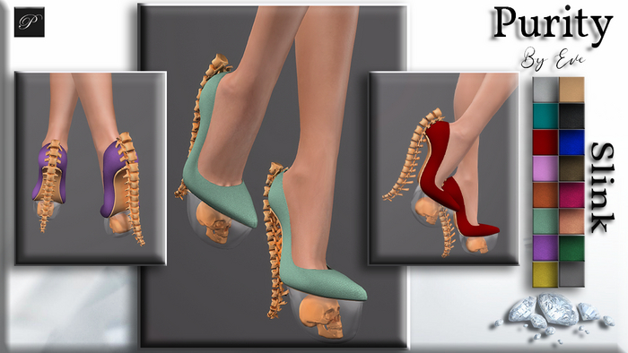 -P- Heels Morticia (Fatpack Slink)