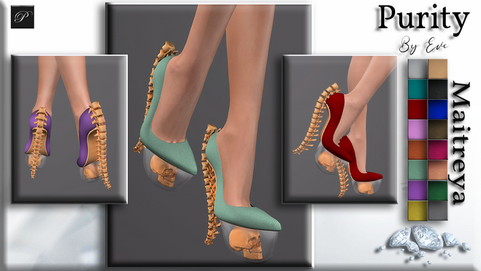 -P- Heels Morticia (Fatpack Maitreya)