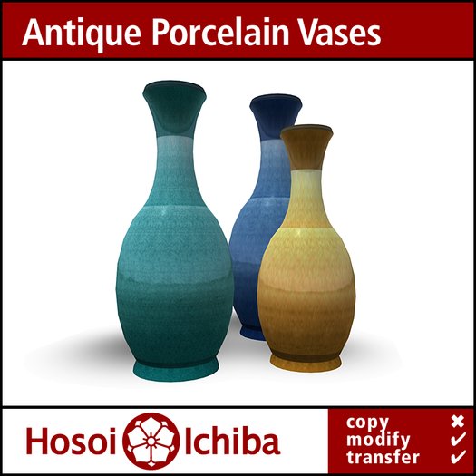 Decor & Lighting - Antique Japanese Vase Set - Porcelain